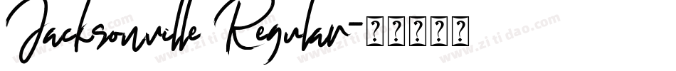 Jacksonville Regular字体转换